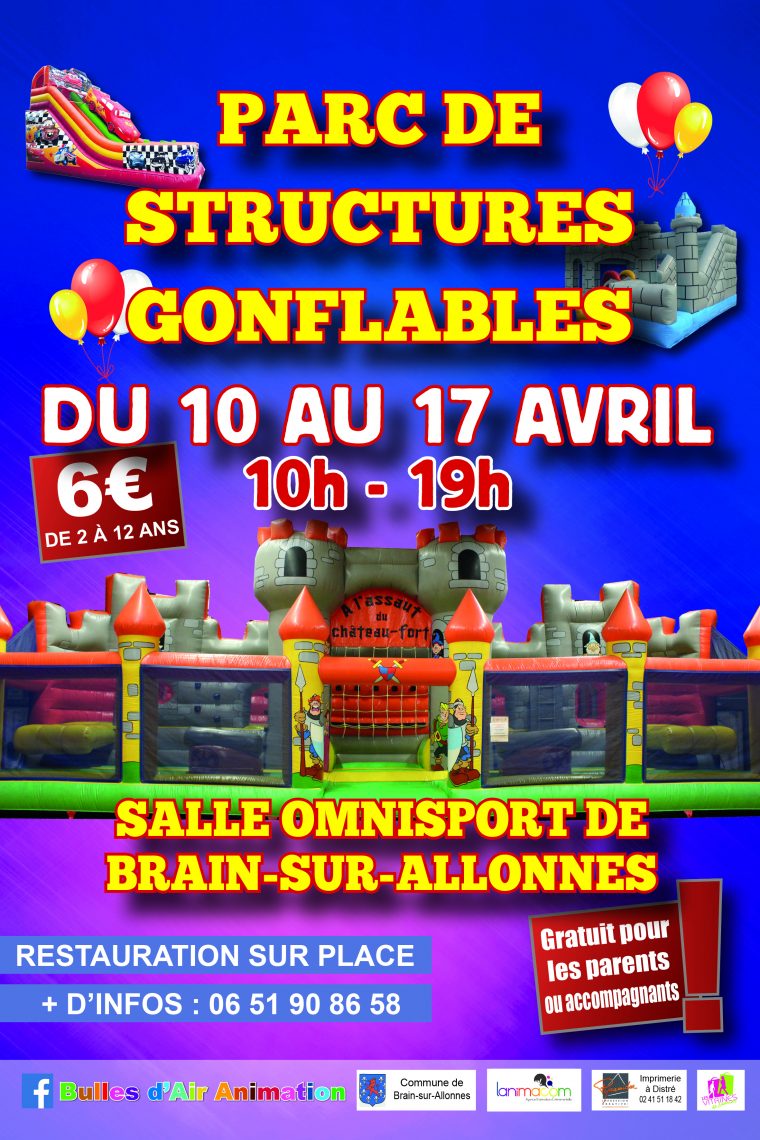 Parc De Jeux Indoor – Brain-Sur-Allones – Parcs De Loisirs destiné Jeux 2 Ans Gratuit