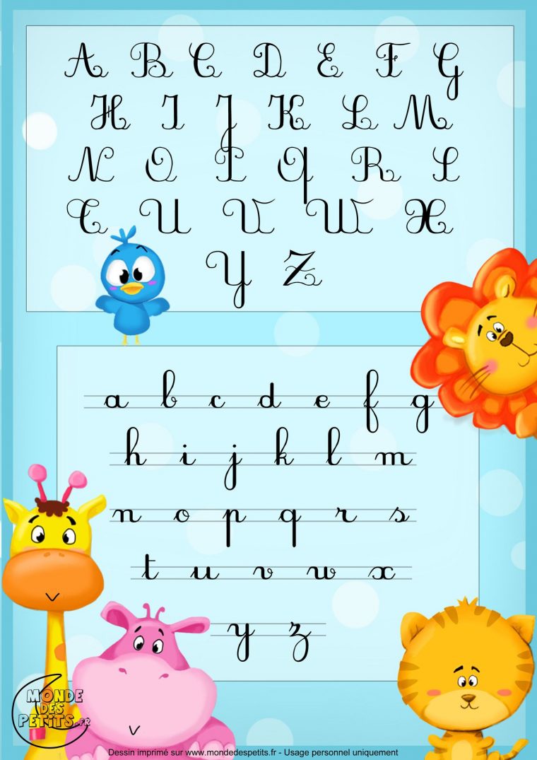 Paroles_La Chanson De L 'alphabet | Comptine De L'alphabet pour Apprendre Alphabet Francais