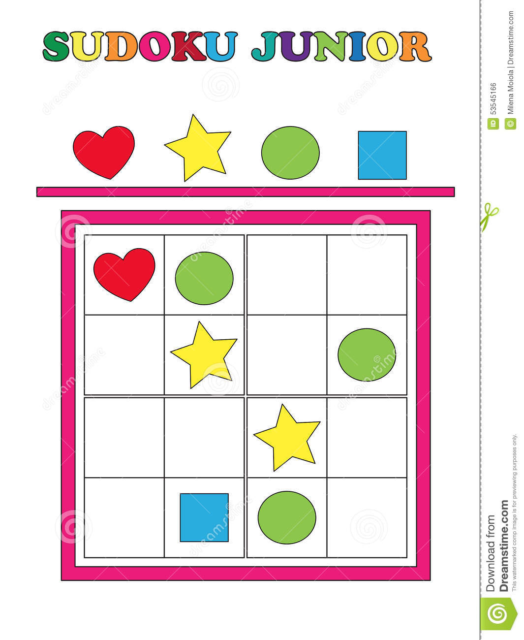 Pattern Block Puzzle Worksheet | Printable Worksheets And serapportantà Sudoku Junior À Imprimer