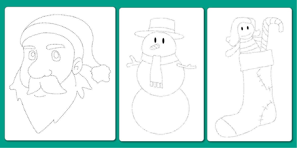 Pdf Dessin À Imprimer En Noël Graphisme Maternelle Et Cp concernant Exercices Moyenne Section Maternelle Pdf