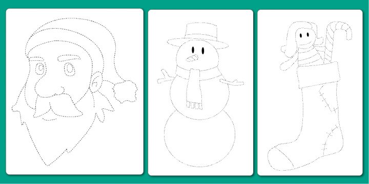 Pdf Dessin À Imprimer En Noël Graphisme Maternelle Et Cp encequiconcerne Exercices Maternelle A Imprimer Gratuit