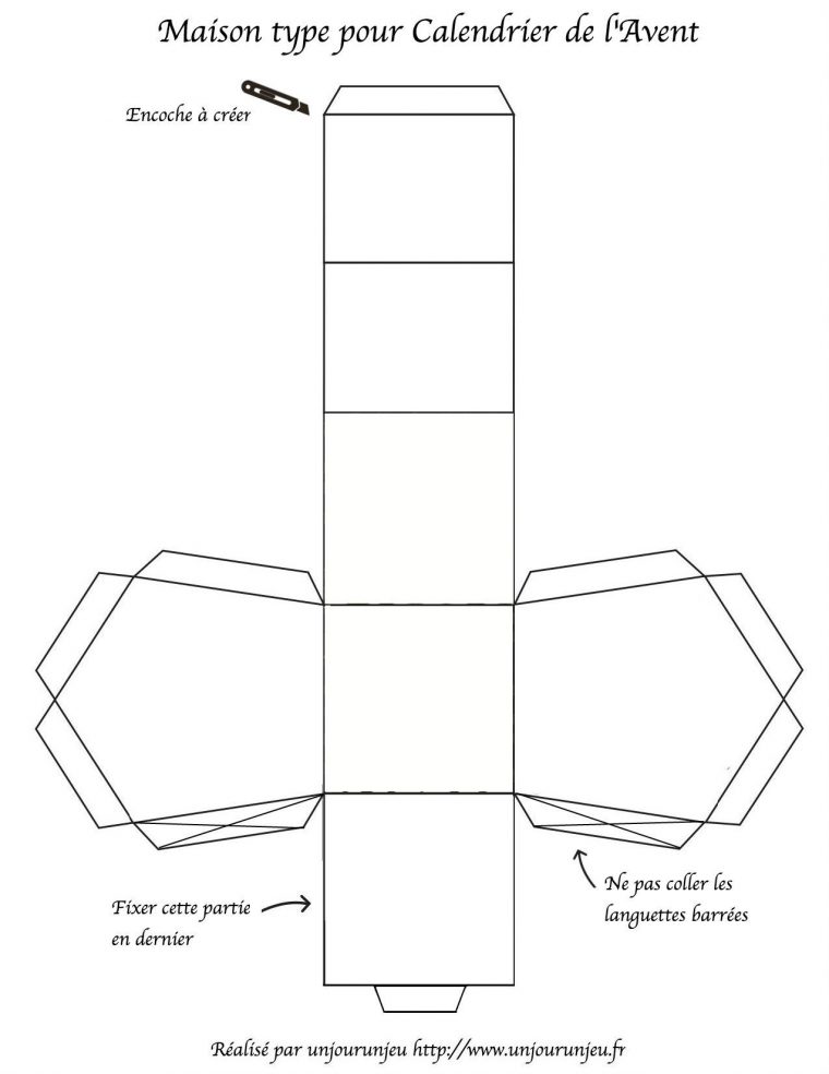 Pdf Gratuits: 300 Printables Spécial Noël – Pdf tout Patron De Maison En Papier A Imprimer