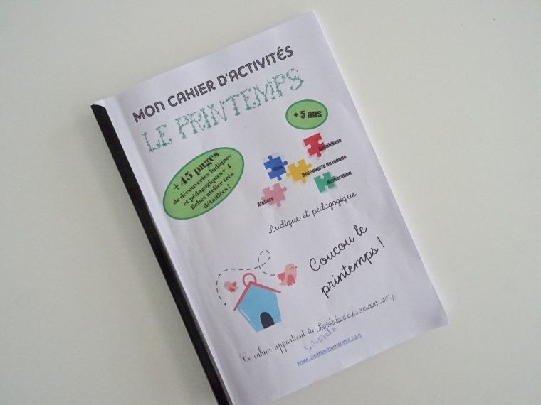 Pdf] Un Cahier D'activités Spécial Printemps À Télécharger dedans Cahier D Activité Maternelle