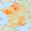 Pénurie De Carburant : La Carte De France Des Départements serapportantà Région Et Département France