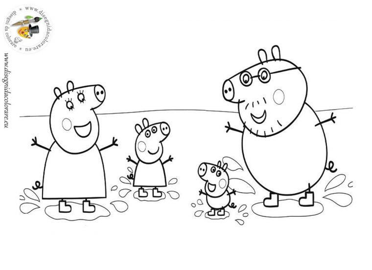 Peppa Pig #60 (Dessins Animés) – Coloriages À Imprimer destiné Peppa Pig A Colorier