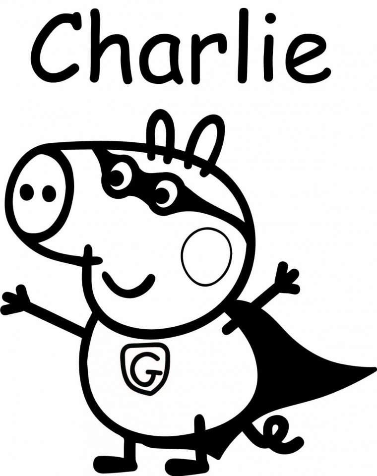 Peppa Pig #96 (Dessins Animés) – Coloriages À Imprimer à Peppa Pig A Colorier