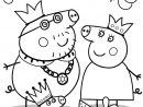 Peppa Pig Birthday Coloring Pages - Coloring Home serapportantà Peppa Pig A Colorier