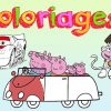 Peppa Pig # Cars # Dora L'exploratrice - Cahier De Coloriage #1 serapportantà Coloriage Tracteur Tom À Imprimer