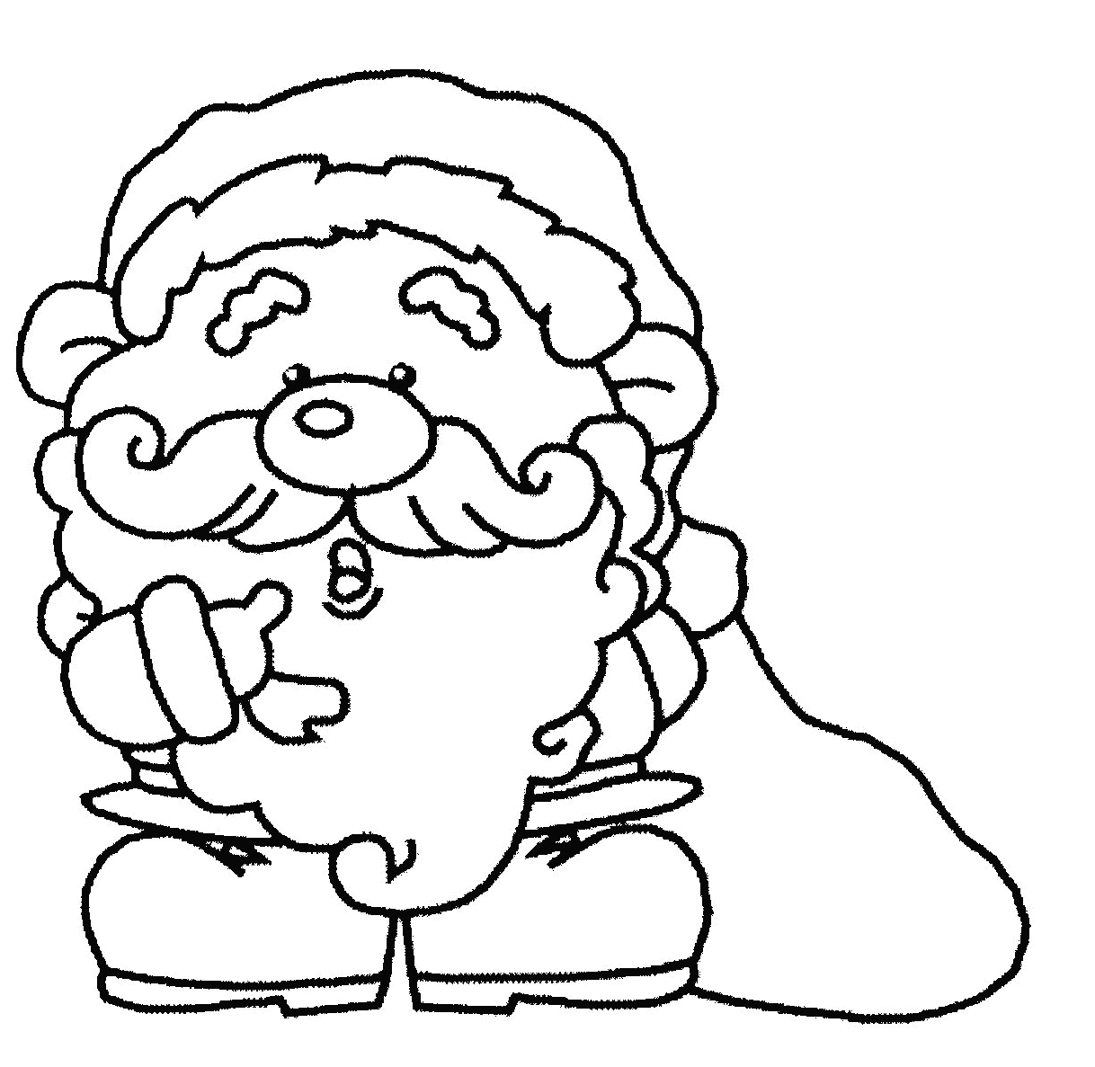 Père Noël #129 (Personnages) – Coloriages À Imprimer destiné Dessins Pere Noel Imprimer 
