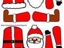 Père Noël Pantin À Colorier Ou En Couleur Petits Modèles: avec Pere Noel A Imprimer Et A Decouper