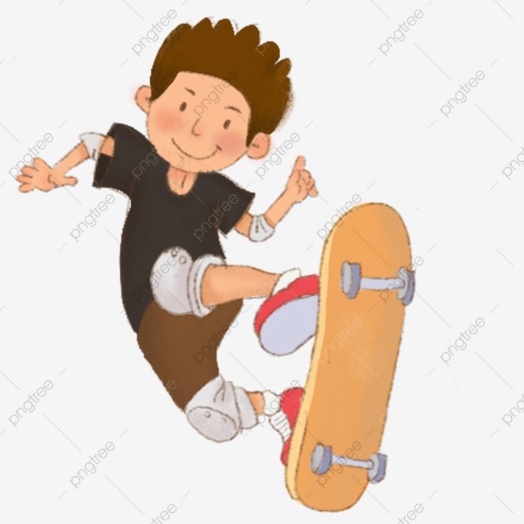 Petit Garçon Skateboard Garçon Mignon Jeu Personnage Dessiné serapportantà Jeux Des Petit Garçon