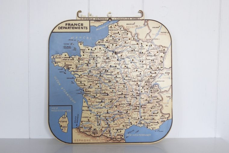 Petite Carte La France Par Département Création Mob Années destiné Carte De France Et Departement