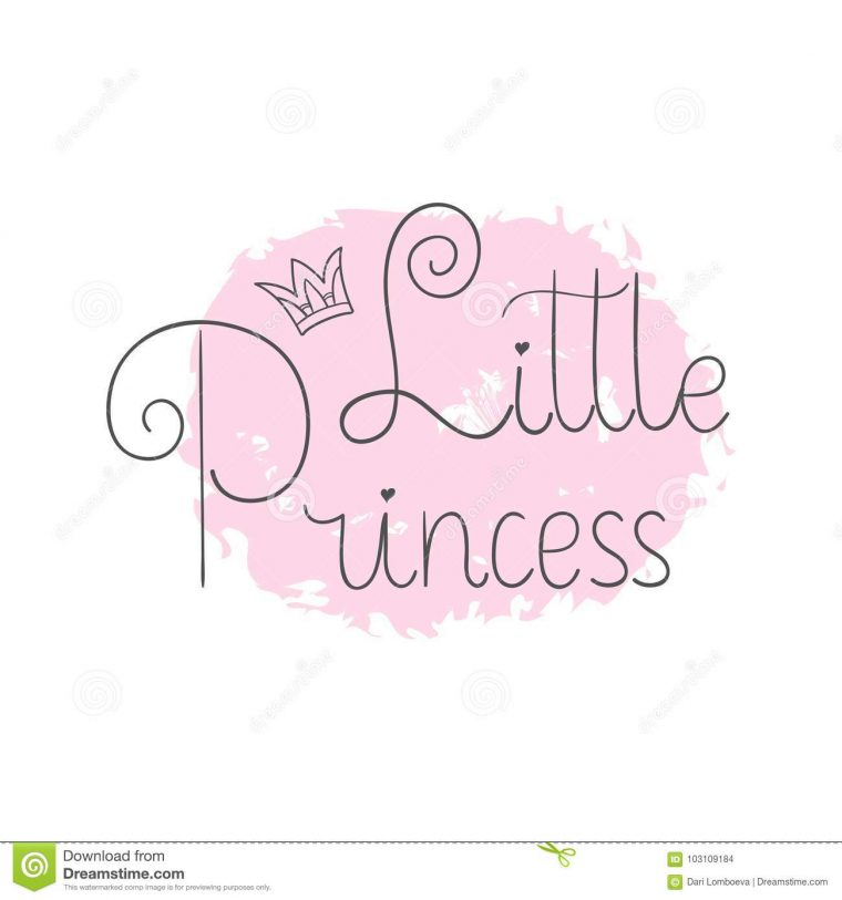 Petite Princesse Le Lettrage De Main Cite Pour Imprimer Sur concernant Creche A Imprimer