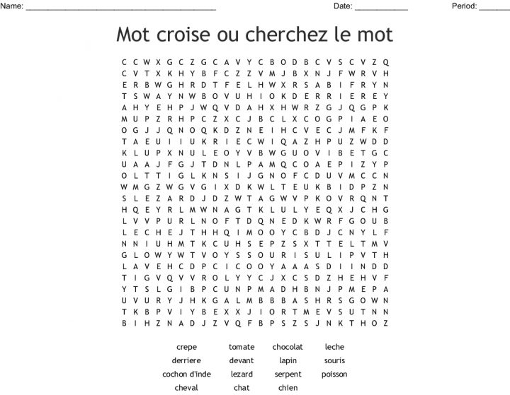 Pets Crossword – Wordmint encequiconcerne Mot Croiser