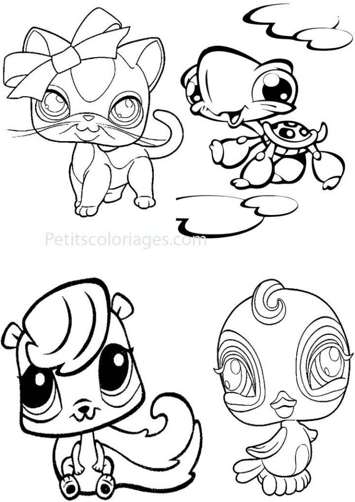 Petshop For Children – Petshop Kids Coloring Pages destiné Dessin De Petshop