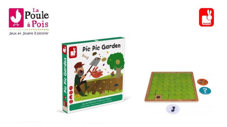 Pic Pic Garden – Jeu De Mémoire – Janod – Lapouleapois.fr avec Jeux De Mimoire