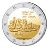 Pièce 2 € Commémorative Malte2017 Temple Hagar Qim-Monnaies Euros De 2€ tout Pieces Et Billets Euros À Imprimer
