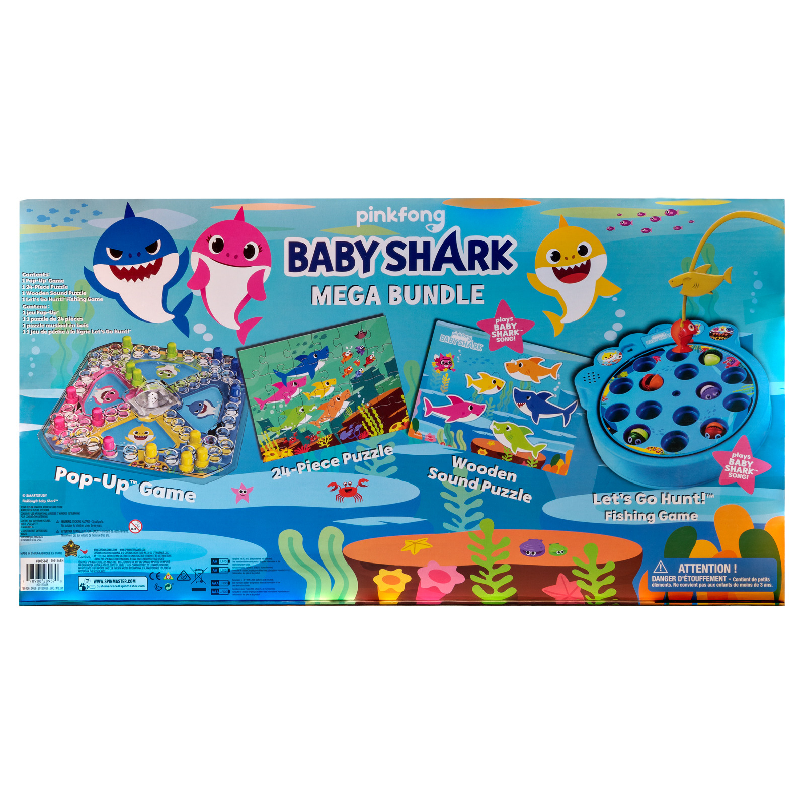 Pinkfong Baby Shark Mega Bundle With Puzzles And Games For dedans Puzzle En Ligne Enfant 