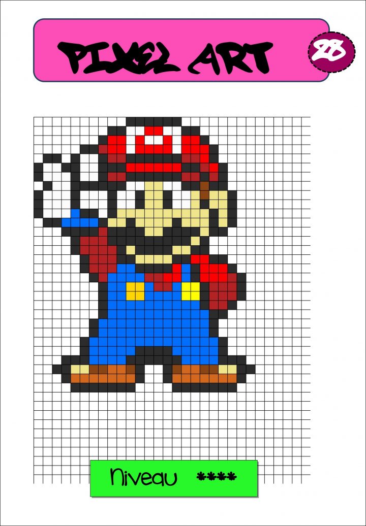 Pixel Art Autonmie Reproduction Sur Quadrillage (Avec Images dedans Coloriage Pixel Gratuit