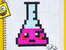 Pixel Art : Comment Dessiner Une Fiole Kawaï | Pixel Art dedans Modele Dessin Pixel
