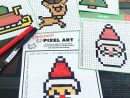Pixel Art De Noël : 12 Modèles À Imprimer Gratuitement - Un avec Jeux De Dessin Pixel Art Gratuit