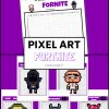 Pixel Art Fornite : 12 Modèles À Télécharger Gratuitement pour Jeux De Billes Gratuits
