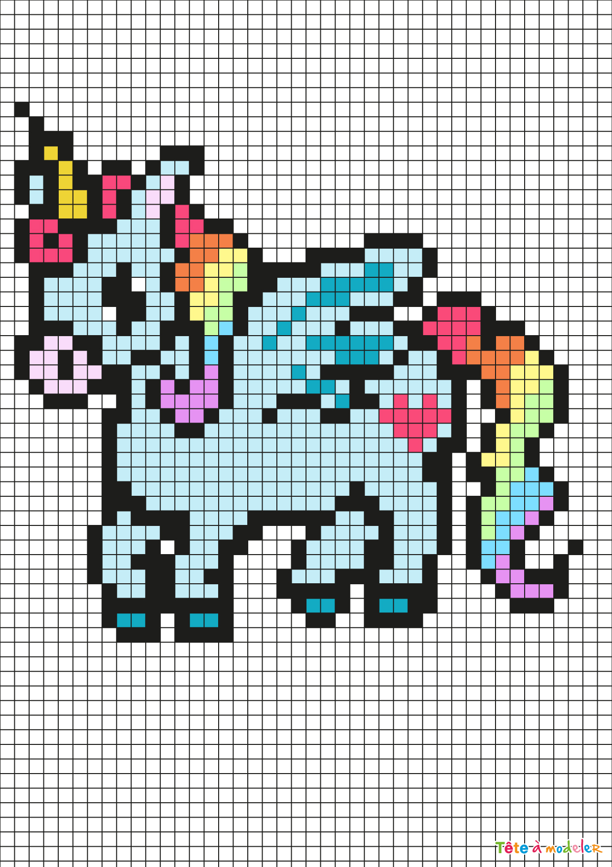 Coloriage Pixel Art