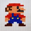 Pixel Art Mario avec Dessin Pixel Noel
