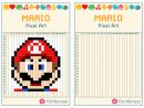 Pixel Art Mario pour Modele Dessin Pixel