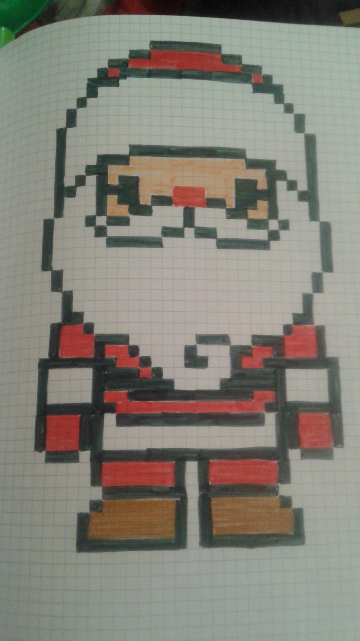 Pixel Art – Page 23 destiné Pixel Art Pere Noel