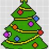 Pixel Art Sapin De Noël Par Tête À Modeler dedans Dessin Pixel Noel