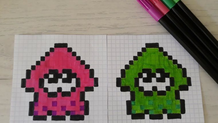 Pixel Art Splatoon ! concernant Jeux Dessin Pixel