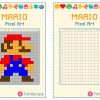Pixel Art Super Mario pour Pixel A Colorier