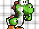 Pixel Art Yoshi Dinosaure Par Tête À Modeler tout Jeux Dessin Pixel