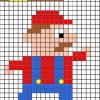 Pixel Personnage De Jeu Vidéo à Jeu De Coloriage Pixel