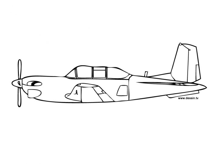 Plane #44 (Transportation) – Printable Coloring Pages concernant Ferrari A Colorier