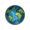 Planète Terre Monde Planète Energy Energy Vector Illustration Dessin à Image De La Terre Dessin