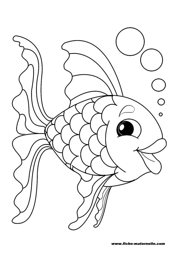 Poisson #11 (Animaux) – Coloriages À Imprimer concernant Dessin De Poisson D Avril A Imprimer