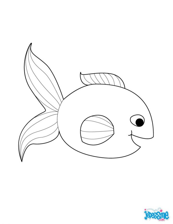 Poisson D'avril À Colorier – Coloriages – Coloriage À à Dessin De Poisson D Avril A Imprimer