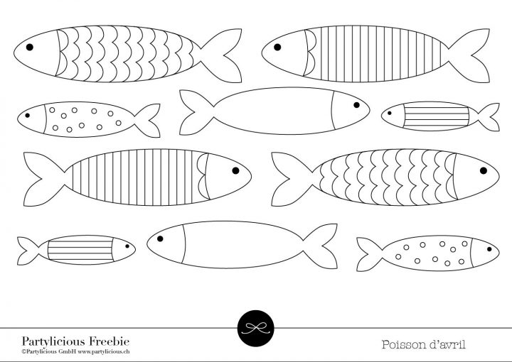 Poisson D'avril! | Partylicious .partylicious.ch concernant Dessin De Poisson D Avril A Imprimer