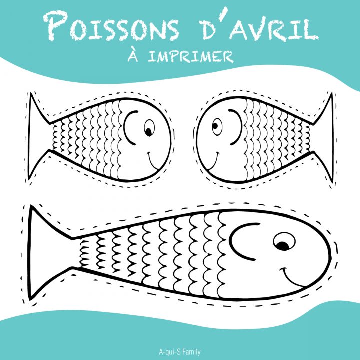 Poissons D'avril À Imprimer Et À Colorier Pour Le 1Er Avril ! – serapportantà Dessin De Poisson D Avril A Imprimer