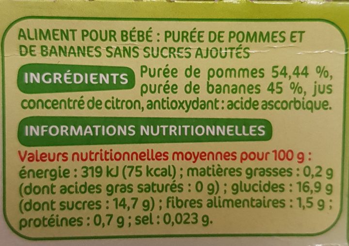 Pomme Banane Mot D'enfant – Mots D'enfants – 4 X 100G concernant Mot Pour Enfant