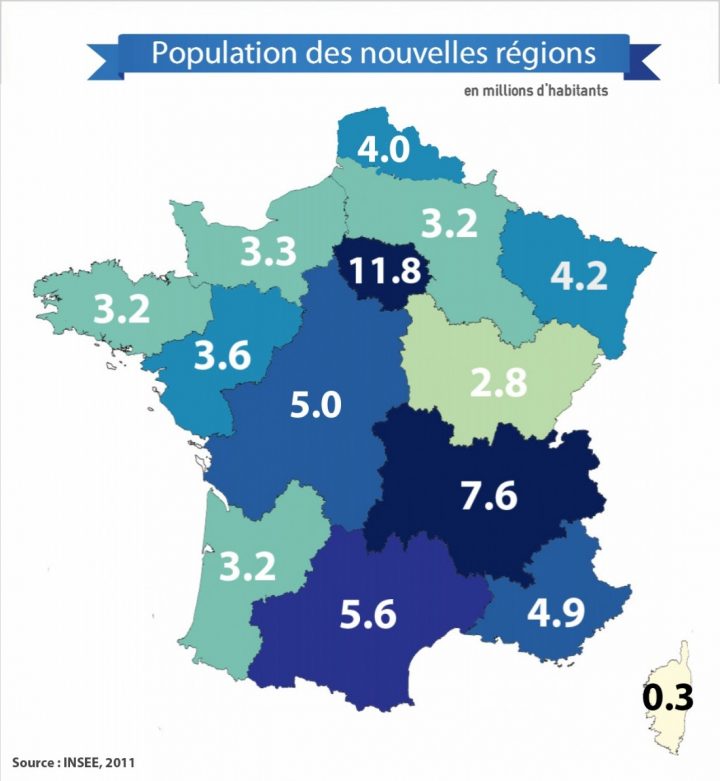 Population, Pib, Capitales : Quel Est Le Profil Des 14 encequiconcerne Les Nouvelles Regions