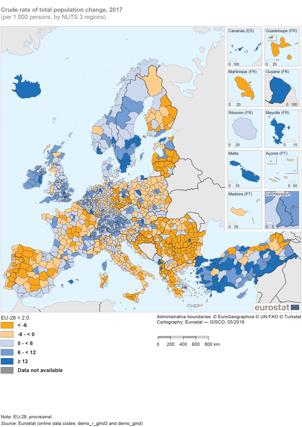 Population Statistics At Regional Level - Statistics Explained encequiconcerne R2Gion France 