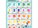 Poster Pédagogique En Pvc - 76X52 Cm - L'alphabet - Bouchut avec Jeux Pour Apprendre L Alphabet