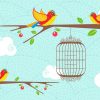 Pour Faire Le Portrait D'un Oiseau, Chansons Pour Enfants intérieur Dessin De Cage D Oiseau