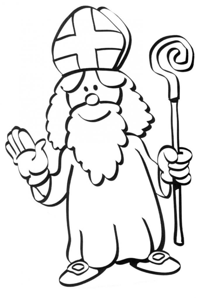 Pour Imprimer Ce Coloriage Gratuit «Coloriage-Saint-Nicolas intérieur Creche A Imprimer