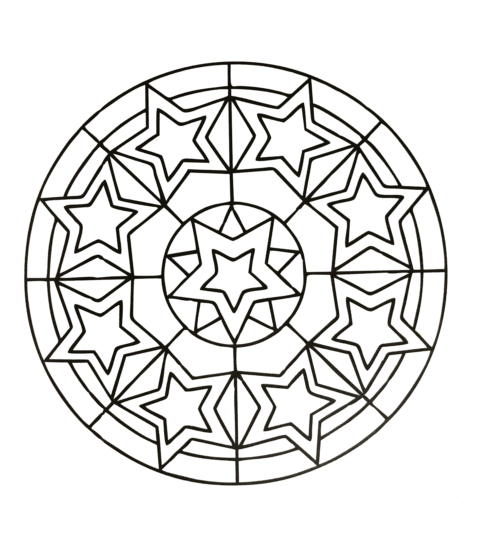 Pour Imprimer Ce Coloriage Gratuit «Mandalas-A-Imprimer-52 tout Rosace A Imprimer