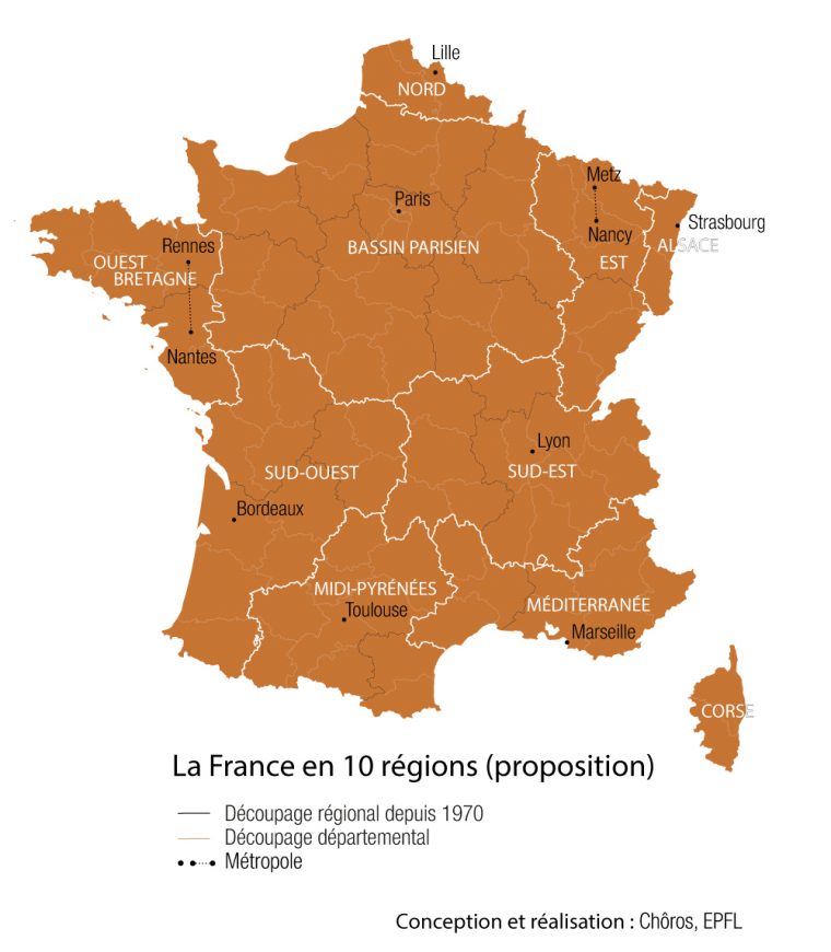 Pourquoi Votre Région Doit (Peut-Être) Disparaître | Slate.fr dedans Les Nouvelles Régions De France Et Leurs Départements