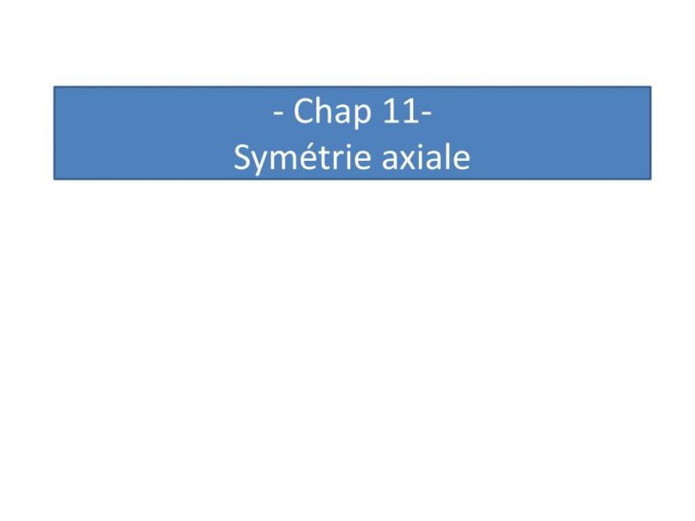 Ppt – – Chap 11- Symétrie Axiale Powerpoint Presentation tout Symetrie Axial